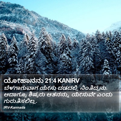 ಯೋಹಾನನು 21:4 KANIRV Bible Verse Image