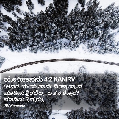 ಯೋಹಾನನು 4:2 KANIRV Bible Verse Image