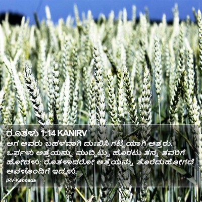 ರೂತಳು 1:14 KANIRV Bible Verse Image