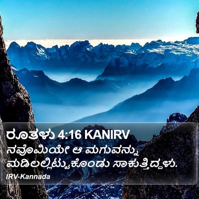 ರೂತಳು 4:16 KANIRV Bible Verse Image