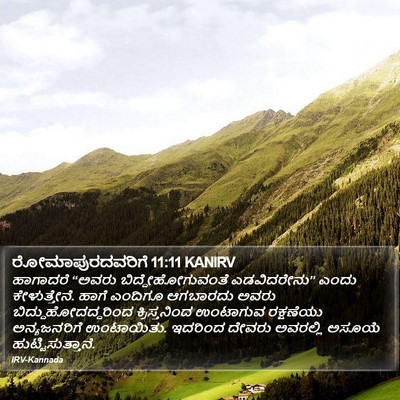 ರೋಮಾಪುರದವರಿಗೆ 11:11 KANIRV Bible Verse Image