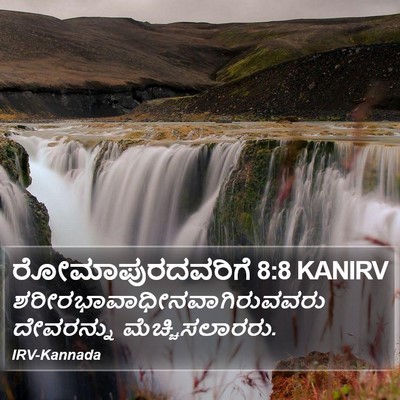 ರೋಮಾಪುರದವರಿಗೆ 8:8 KANIRV Bible Verse Image