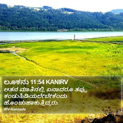 ಲೂಕನು 11:54 KANIRV Bible Verse Image
