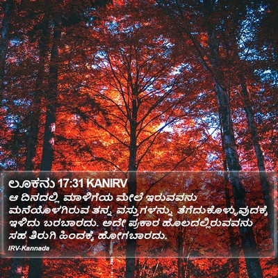 ಲೂಕನು 17:31 KANIRV Bible Verse Image