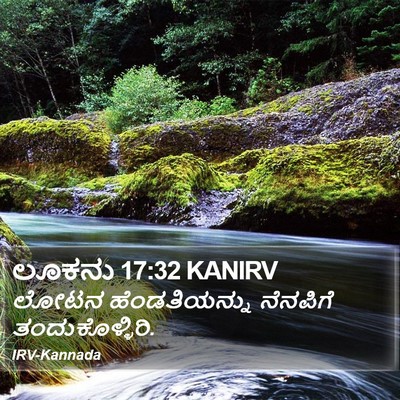 ಲೂಕನು 17:32 KANIRV Bible Verse Image