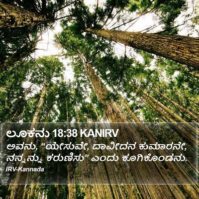 ಲೂಕನು 18:38 KANIRV Bible Verse Image
