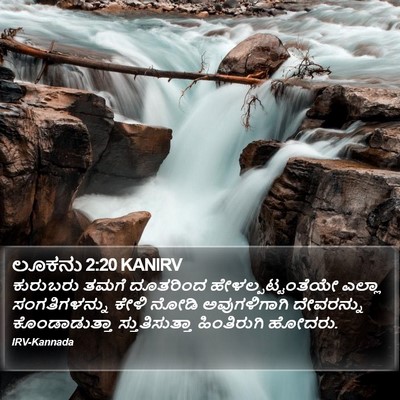 ಲೂಕನು 2:20 KANIRV Bible Verse Image