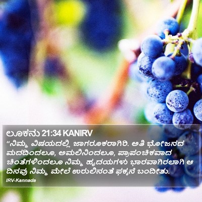 ಲೂಕನು 21:34 KANIRV Bible Verse Image