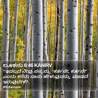 ಲೂಕನು 6:46 KANIRV Bible Verse Image