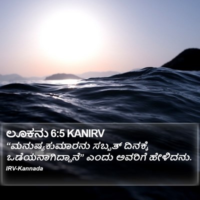 ಲೂಕನು 6:5 KANIRV Bible Verse Image