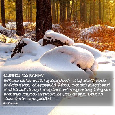 ಲೂಕನು 7:22 KANIRV Bible Verse Image