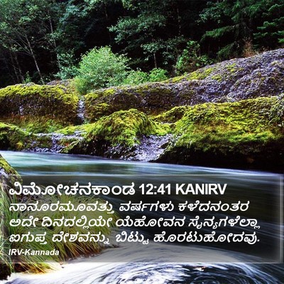 ವಿಮೋಚನಕಾಂಡ 12:41 KANIRV Bible Verse Image