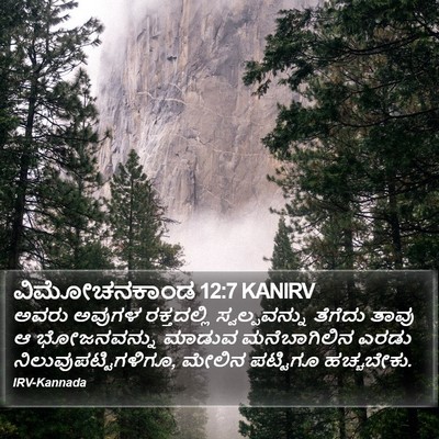 ವಿಮೋಚನಕಾಂಡ 12:7 KANIRV Bible Verse Image
