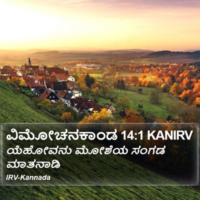 ವಿಮೋಚನಕಾಂಡ 14:1 KANIRV Bible Verse Image