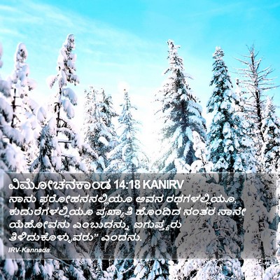 ವಿಮೋಚನಕಾಂಡ 14:18 KANIRV Bible Verse Image