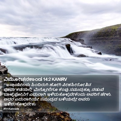 ವಿಮೋಚನಕಾಂಡ 14:2 KANIRV Bible Verse Image