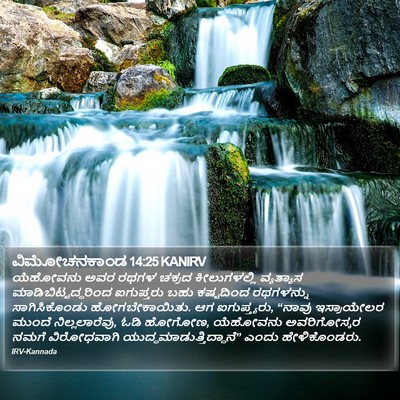 ವಿಮೋಚನಕಾಂಡ 14:25 KANIRV Bible Verse Image