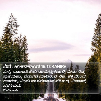 ವಿಮೋಚನಕಾಂಡ 15:13 KANIRV Bible Verse Image