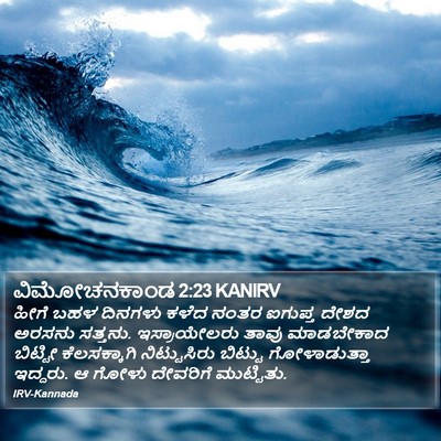 ವಿಮೋಚನಕಾಂಡ 2:23 KANIRV Bible Verse Image