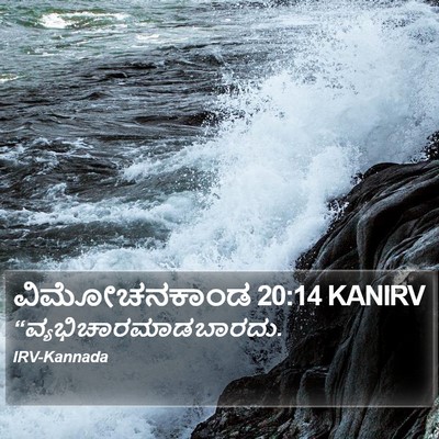 ವಿಮೋಚನಕಾಂಡ 20:14 KANIRV Bible Verse Image