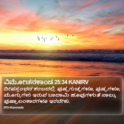 ವಿಮೋಚನಕಾಂಡ 25:34 KANIRV Bible Verse Image
