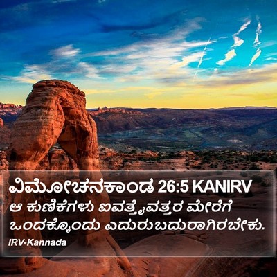 ವಿಮೋಚನಕಾಂಡ 26:5 KANIRV Bible Verse Image