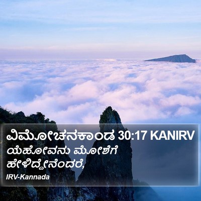 ವಿಮೋಚನಕಾಂಡ 30:17 KANIRV Bible Verse Image