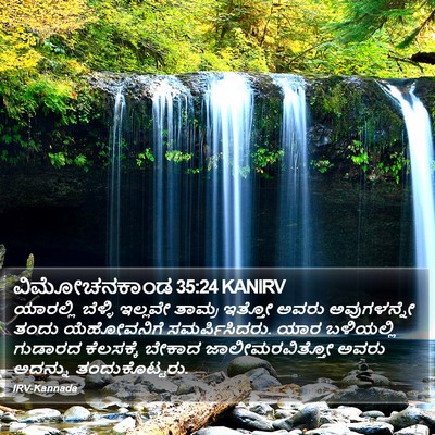ವಿಮೋಚನಕಾಂಡ 35:24 KANIRV Bible Verse Image