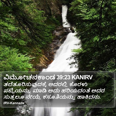 ವಿಮೋಚನಕಾಂಡ 39:23 KANIRV Bible Verse Image