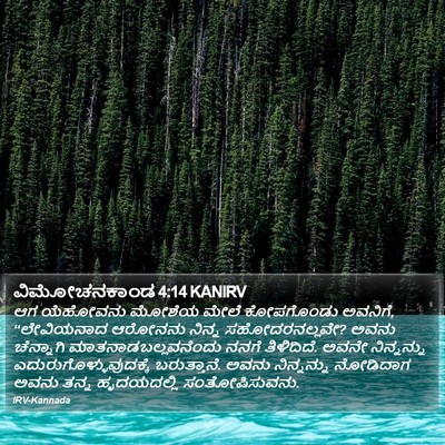 ವಿಮೋಚನಕಾಂಡ 4:14 KANIRV Bible Verse Image