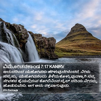 ವಿಮೋಚನಕಾಂಡ 7:17 KANIRV Bible Verse Image