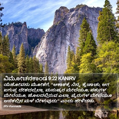 ವಿಮೋಚನಕಾಂಡ 9:22 KANIRV Bible Verse Image