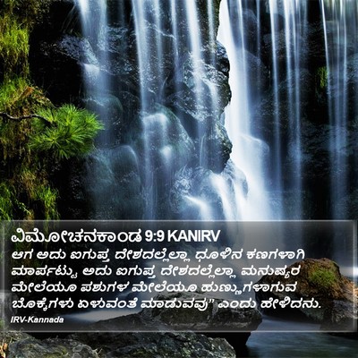 ವಿಮೋಚನಕಾಂಡ 9:9 KANIRV Bible Verse Image