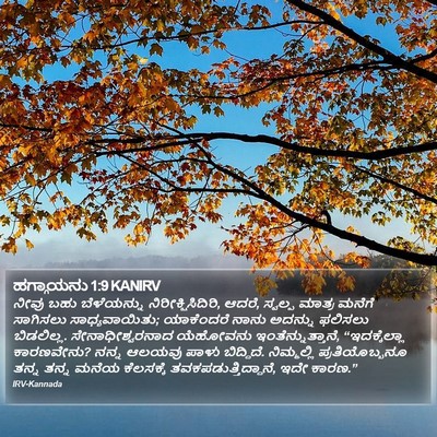 ಹಗ್ಗಾಯನು 1:9 KANIRV Bible Verse Image