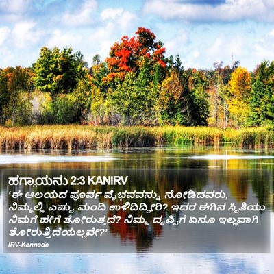 ಹಗ್ಗಾಯನು 2:3 KANIRV Bible Verse Image