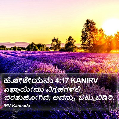 ಹೋಶೇಯನು 4:17 KANIRV Bible Verse Image