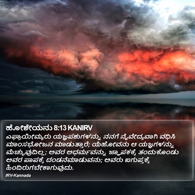 ಹೋಶೇಯನು 8:13 KANIRV Bible Verse Image