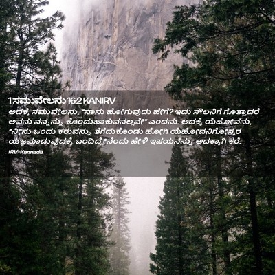 Picture 02 - 1 ಸಮುವೇಲನು 16:2 KANIRV - ಅದಕ್ಕೆ ಸಮುವೇಲನು, - Bible Verse Picture