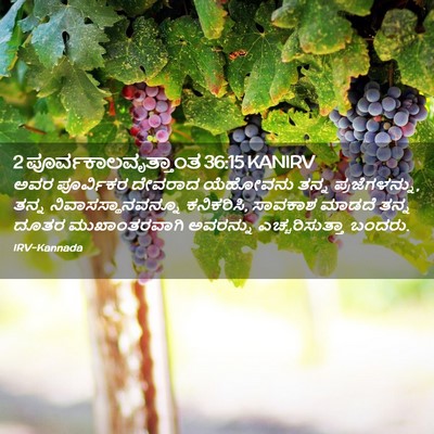 Picture 02 - 2 ಪೂರ್ವಕಾಲವೃತ್ತಾಂತ 36:15 KANIRV - ಅವರ ಪೂರ್ವಿಕರ - Bible Verse Picture