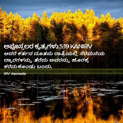 Picture 02 - ಅಪೊಸ್ತಲರ ಕೃತ್ಯಗಳು 5:19 KANIRV - ಆದರೆ ಕರ್ತನ ದೂತನು - Bible Verse Picture