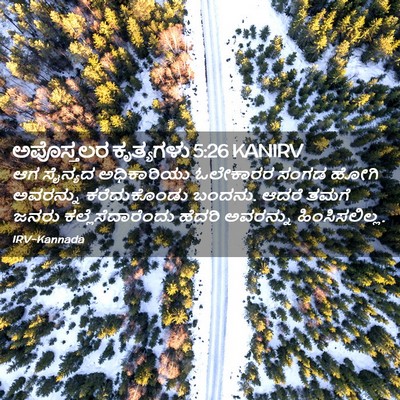 Picture 02 - ಅಪೊಸ್ತಲರ ಕೃತ್ಯಗಳು 5:26 KANIRV - ಆಗ ಸೈನ್ಯದ - Bible Verse Picture