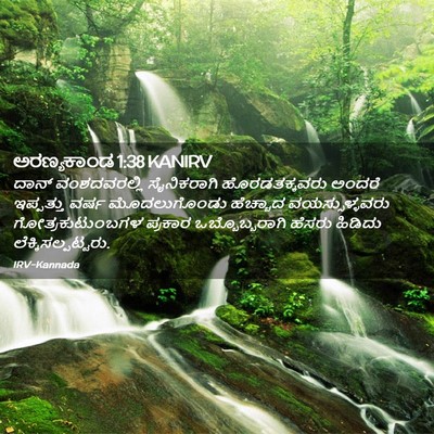 Picture 02 - ಅರಣ್ಯಕಾಂಡ 1:38 KANIRV - ದಾನ್ ವಂಶದವರಲ್ಲಿ - Bible Verse Picture