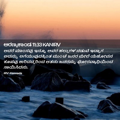 Picture 02 - ಅರಣ್ಯಕಾಂಡ 11:33 KANIRV - ಆದರೆ ಮಾಂಸವು ಇನ್ನೂ - Bible Verse Picture