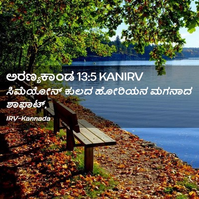 Picture 02 - ಅರಣ್ಯಕಾಂಡ 13:5 KANIRV - ಸಿಮೆಯೋನ್ ಕುಲದ - Bible Verse Picture