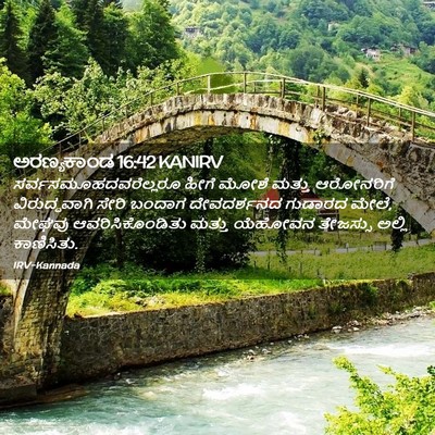 Picture 02 - ಅರಣ್ಯಕಾಂಡ 16:42 KANIRV -  - Bible Verse Picture