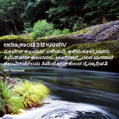 Picture 02 - ಅರಣ್ಯಕಾಂಡ 2:12 KANIRV - ರೂಬೇನ್ ಕುಲದವರ - Bible Verse Picture
