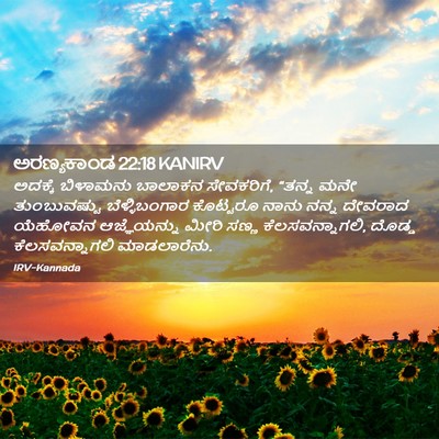 Picture 02 - ಅರಣ್ಯಕಾಂಡ 22:18 KANIRV - ಅದಕ್ಕೆ ಬಿಳಾಮನು - Bible Verse Picture