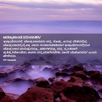 Picture 02 - ಅರಣ್ಯಕಾಂಡ 3:13 KANIRV - ಇಸ್ರಾಯೇಲರಲ್ಲಿ - Bible Verse Picture