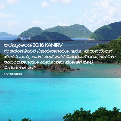 Picture 02 - ಅರಣ್ಯಕಾಂಡ 30:16 KANIRV - ಗಂಡಹೆಂಡತಿಯರ - Bible Verse Picture