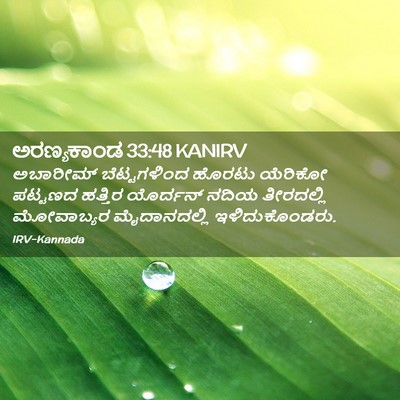 Picture 02 - ಅರಣ್ಯಕಾಂಡ 33:48 KANIRV - ಅಬಾರೀಮ್ - Bible Verse Picture